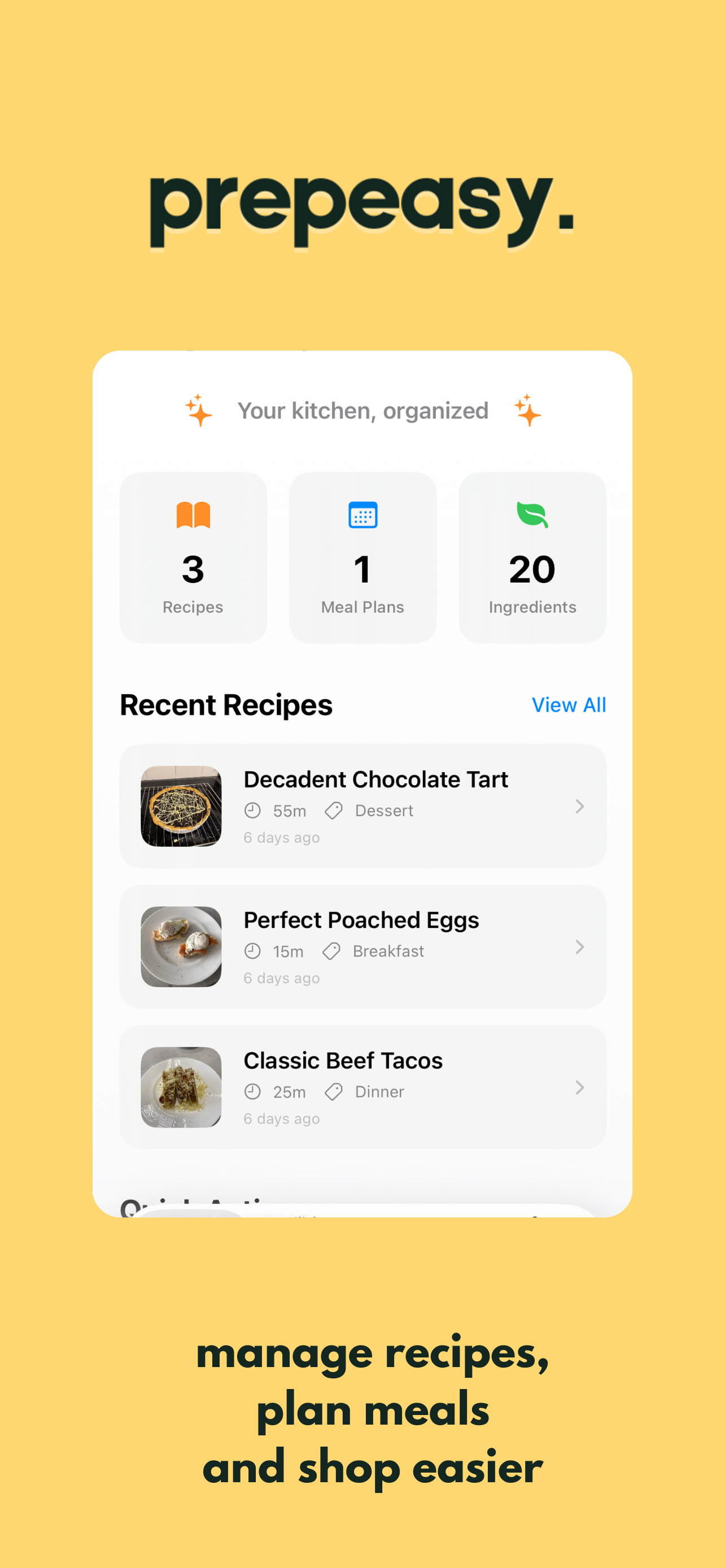 PrepEasy App Preview 1